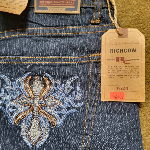 4. NWT Richcow Jean's RC Plus Size 20 - Picture 8 of 11